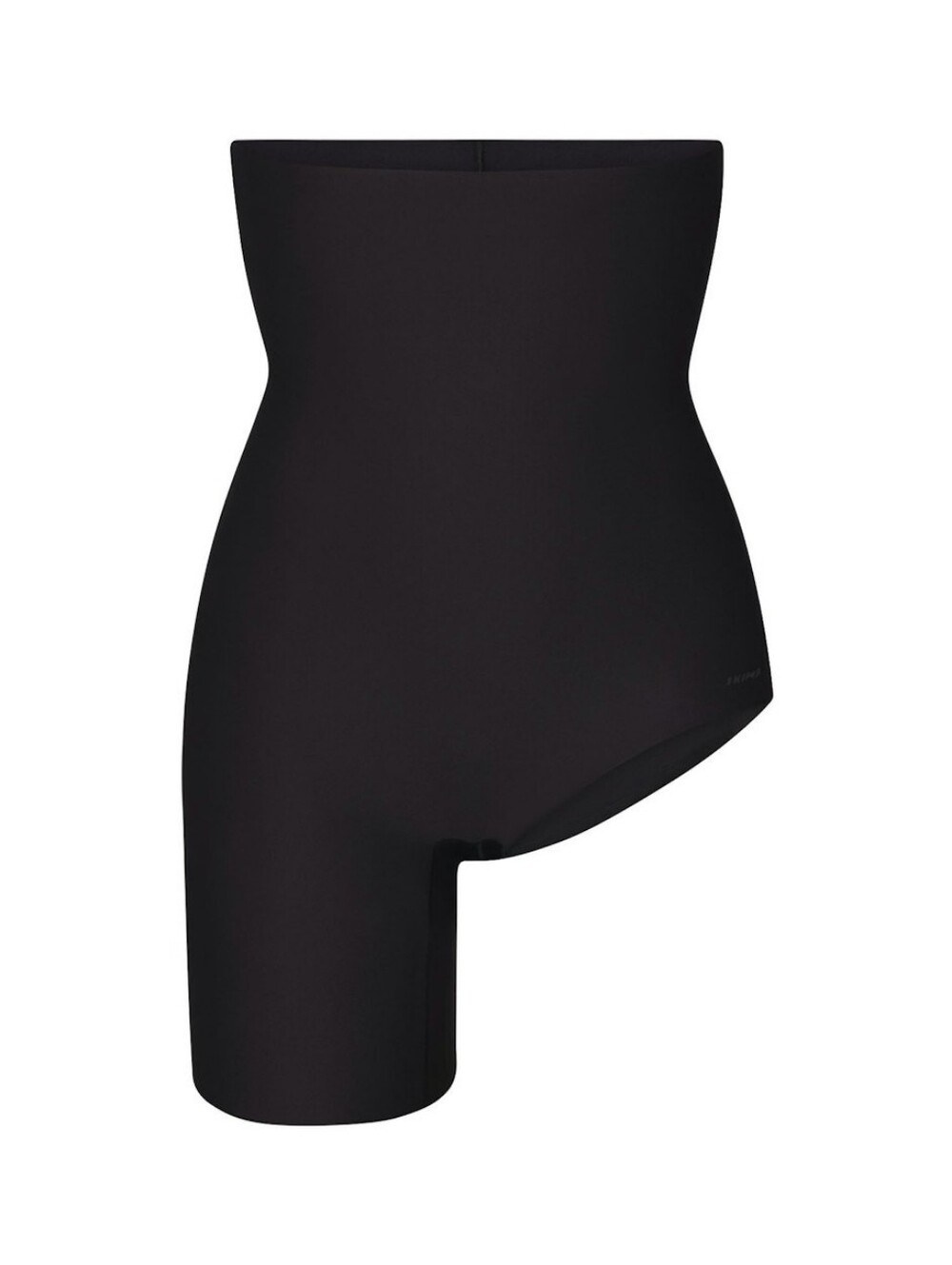 Skims Left Leg Solution Short In Color Onyx